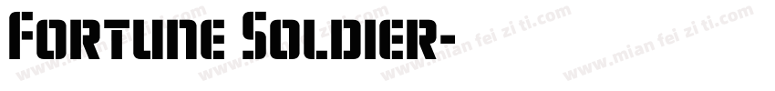 Fortune Soldier字体转换